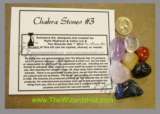 7 Chakra Healing Crystal Stones Set - Natural Gemstone Collection for Meditation and Balancing