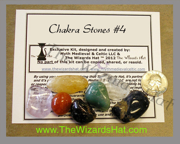 7 Chakra Healing Crystal Stones Set with Storage Pouch