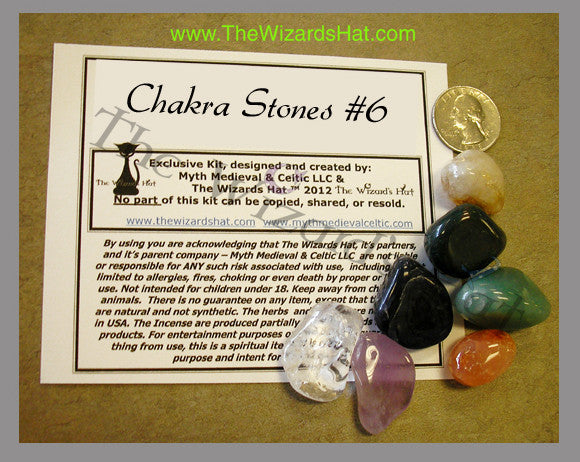 7 Chakra Healing Crystal Stones Set - Natural Gemstone Collection for Meditation and Balancing