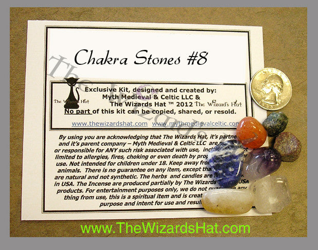 7 Chakra Healing Crystal Stones Set - Natural Gemstone Collection for Meditation and Balancing
