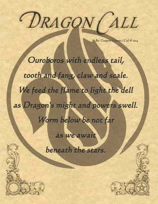 Dragon Call Fantasy Art Wall Poster