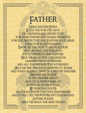 Great Father Spirit Inspirational Wall Art Poster