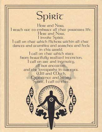 Spirit Invocation Occult Art Wall Poster