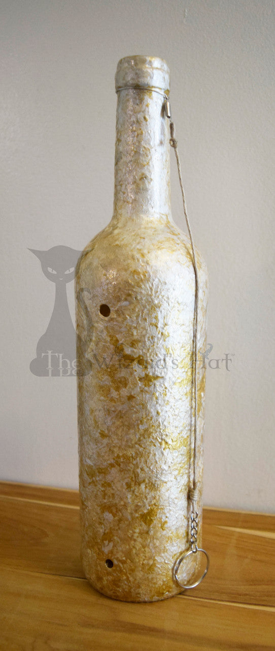 Winter Dreams Smoking Incense Burner Bottle - Gold & Silver Finish