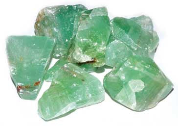 Natural Raw Green Calcite Crystal Specimen - Untumbled