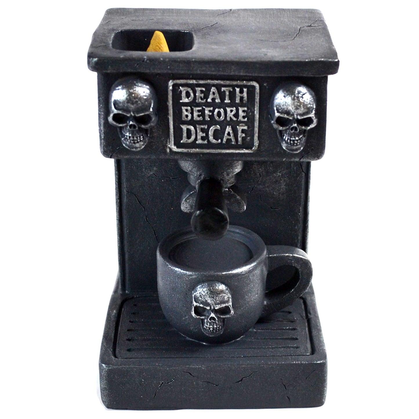 5" Espresso Coffee maker backflow incense burner