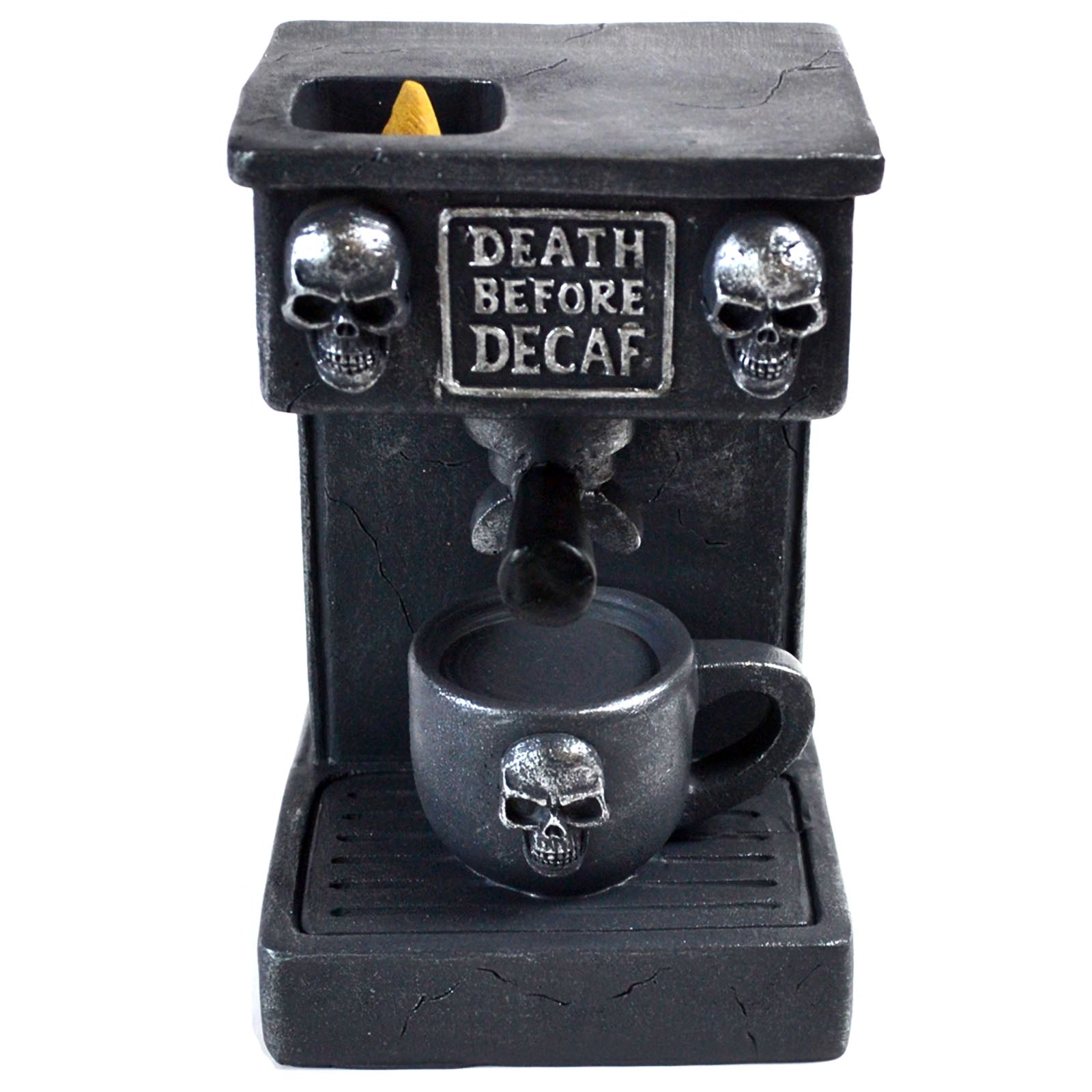 5" Espresso Coffee maker backflow incense burner
