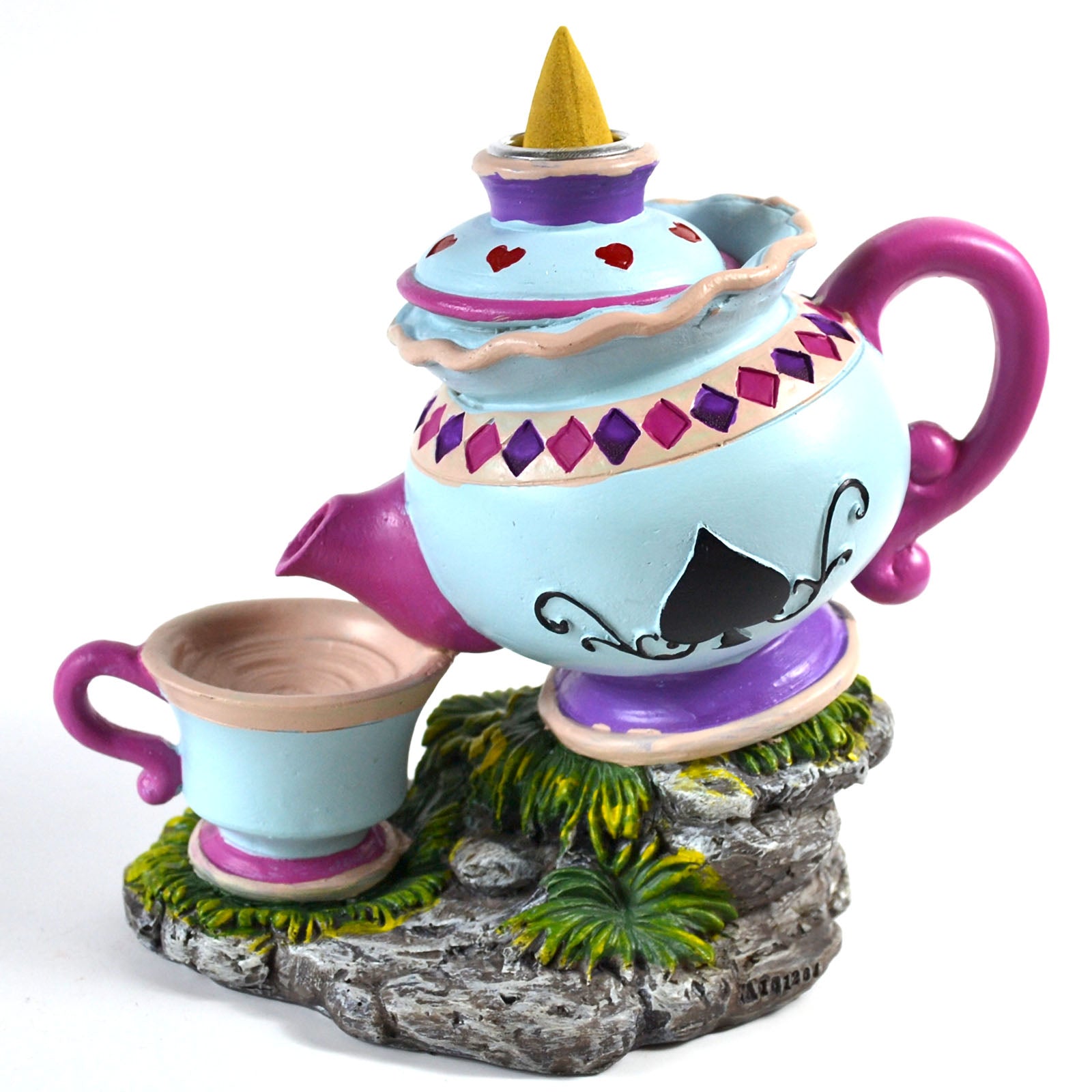 5" Alice Tea Pot backflow incense burner