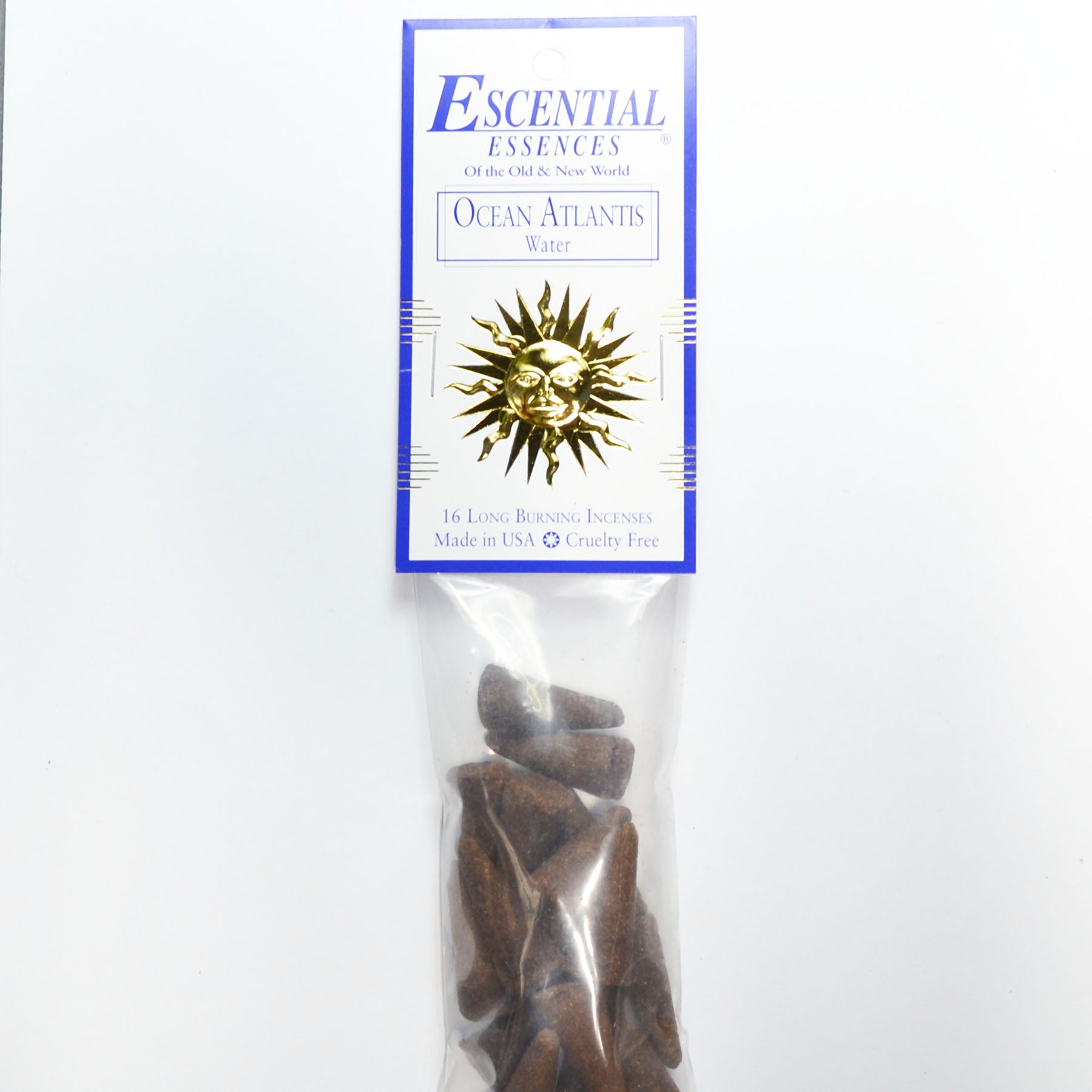 16/pk Ocean Atlantis escential essences incense cones
