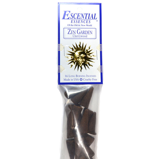 16/pk Zen Garden escential essences incense cones