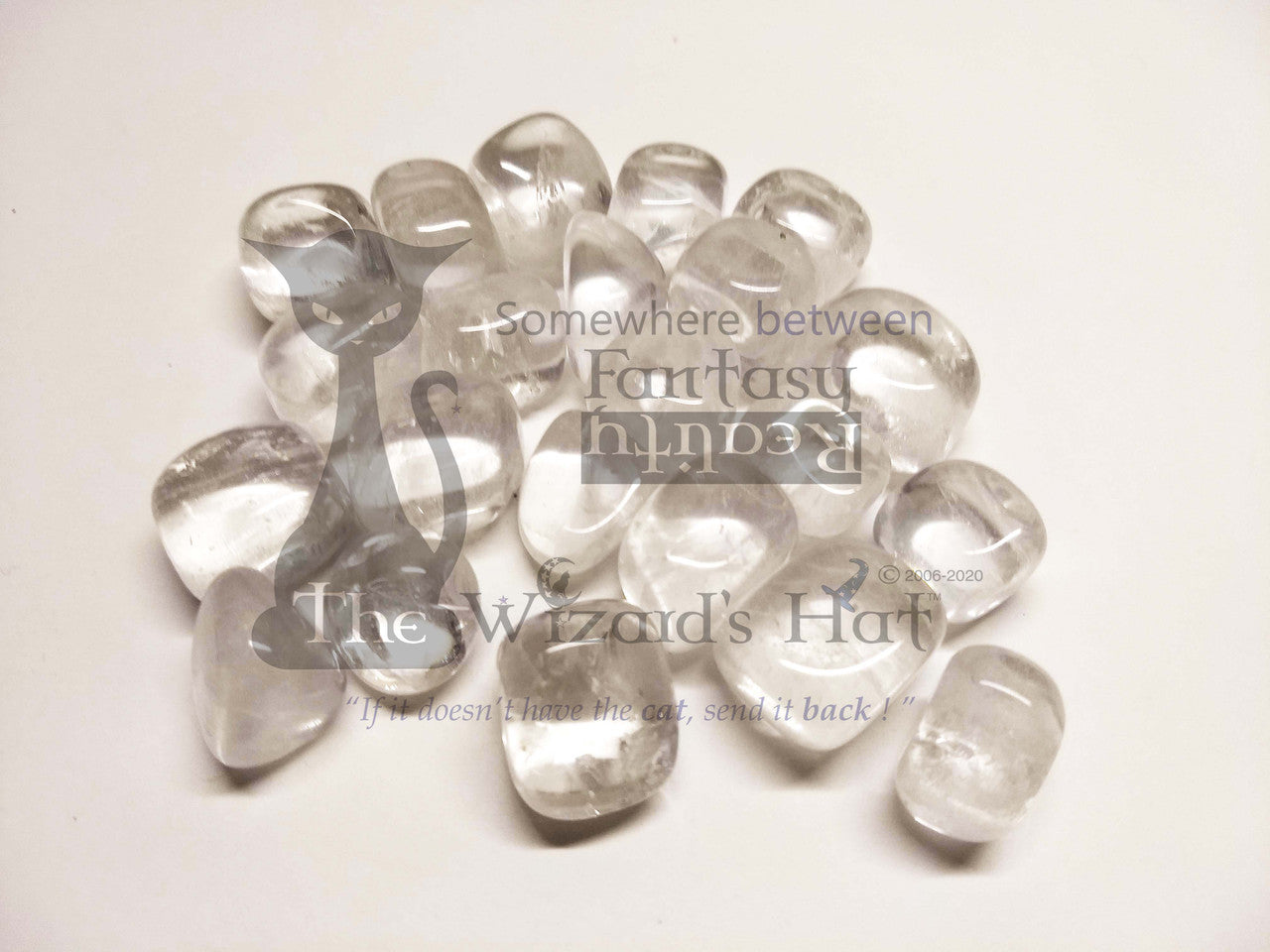 Small Natural Clear Quartz Tumbled Crystal Stone