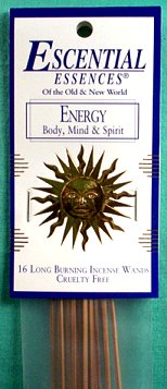 16/pk Energy escential essences incense Sticks