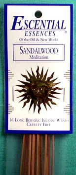 16/pk Sandalwood escential essences incense sticks