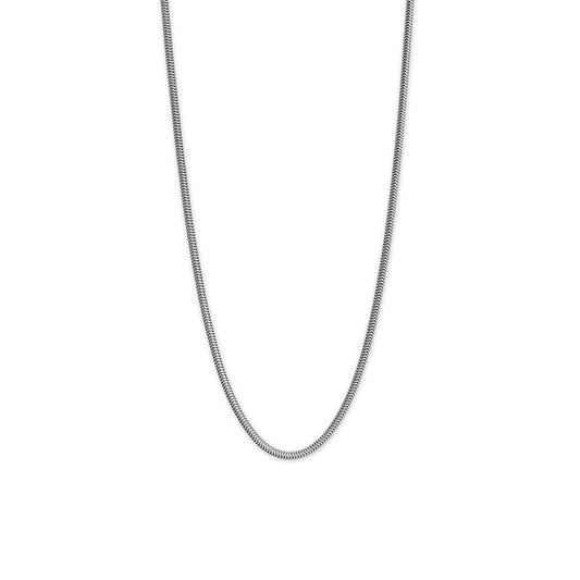 20" Oxidized Snake Chain (2.4mm)
