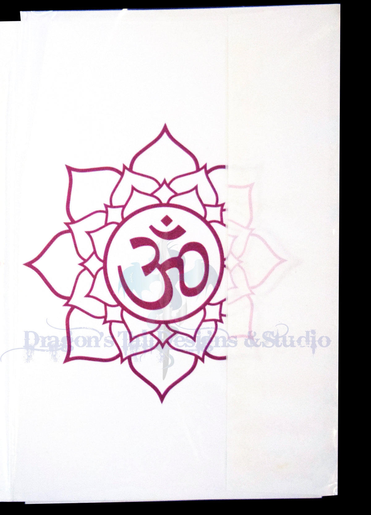 Om Lotus Handcrafted All Occasion Greeting Card