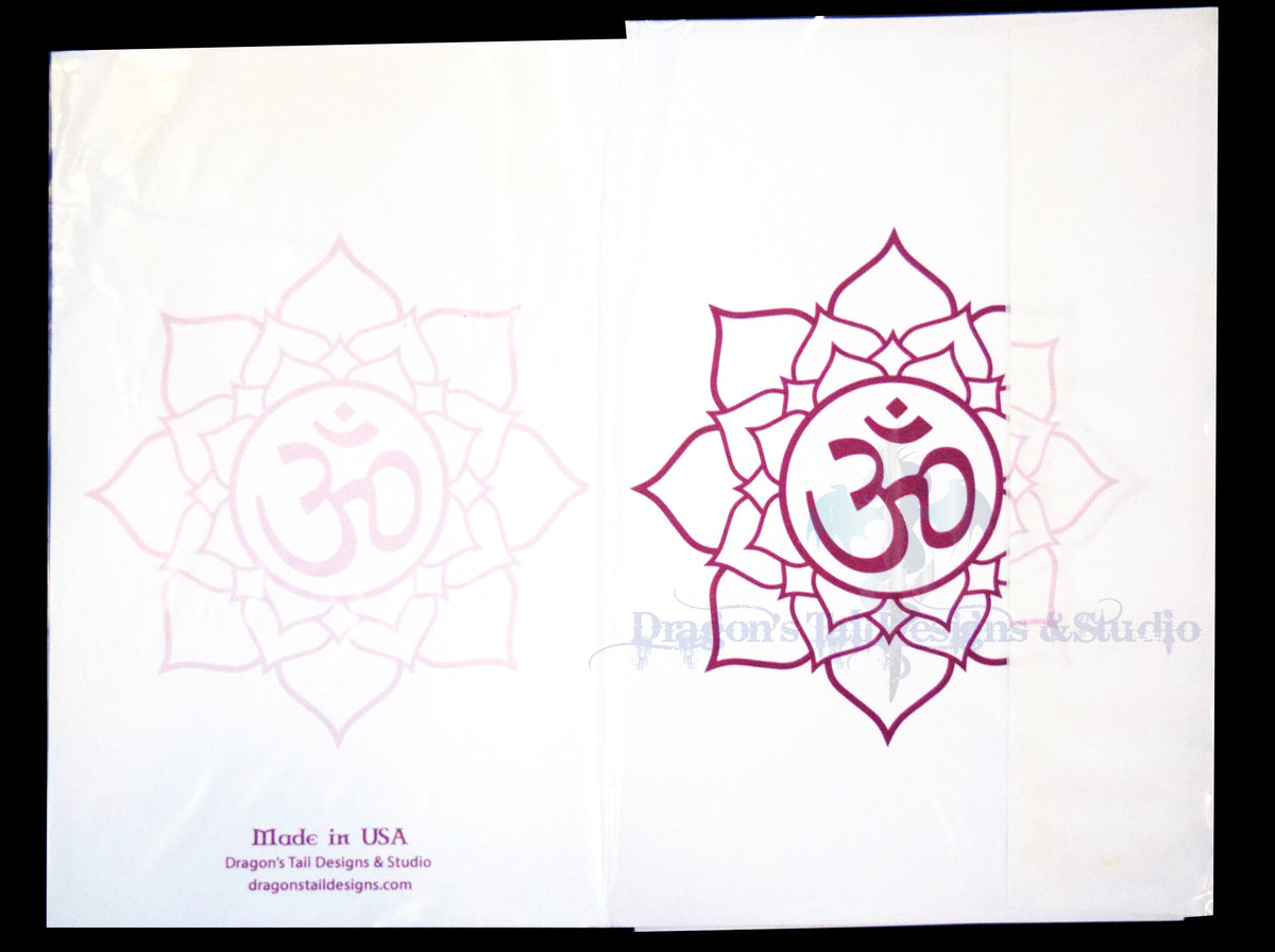 Om Lotus Handcrafted All Occasion Greeting Card