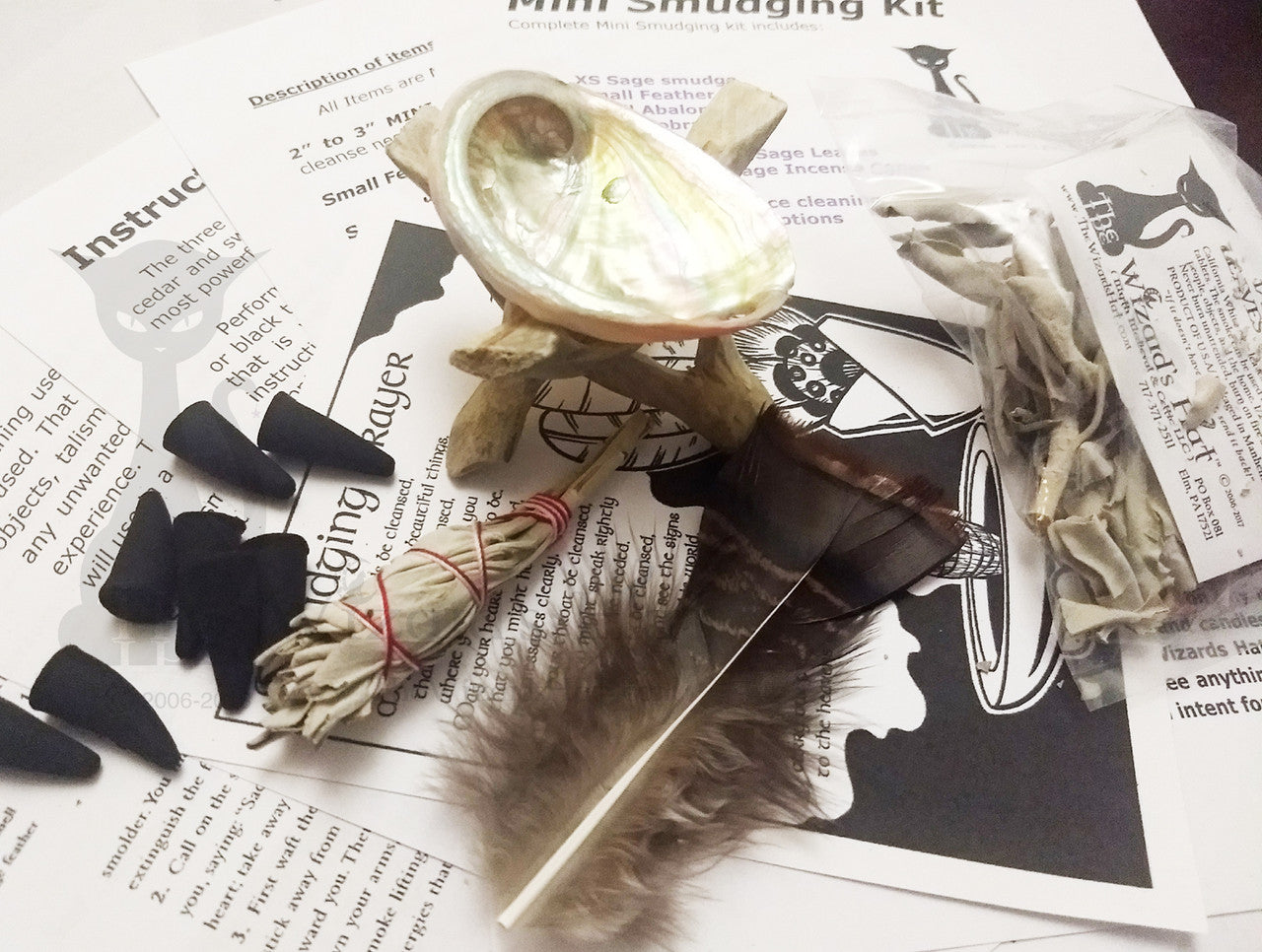 Mini Sage Smudge Kit for Cleansing and Energy Clearing
