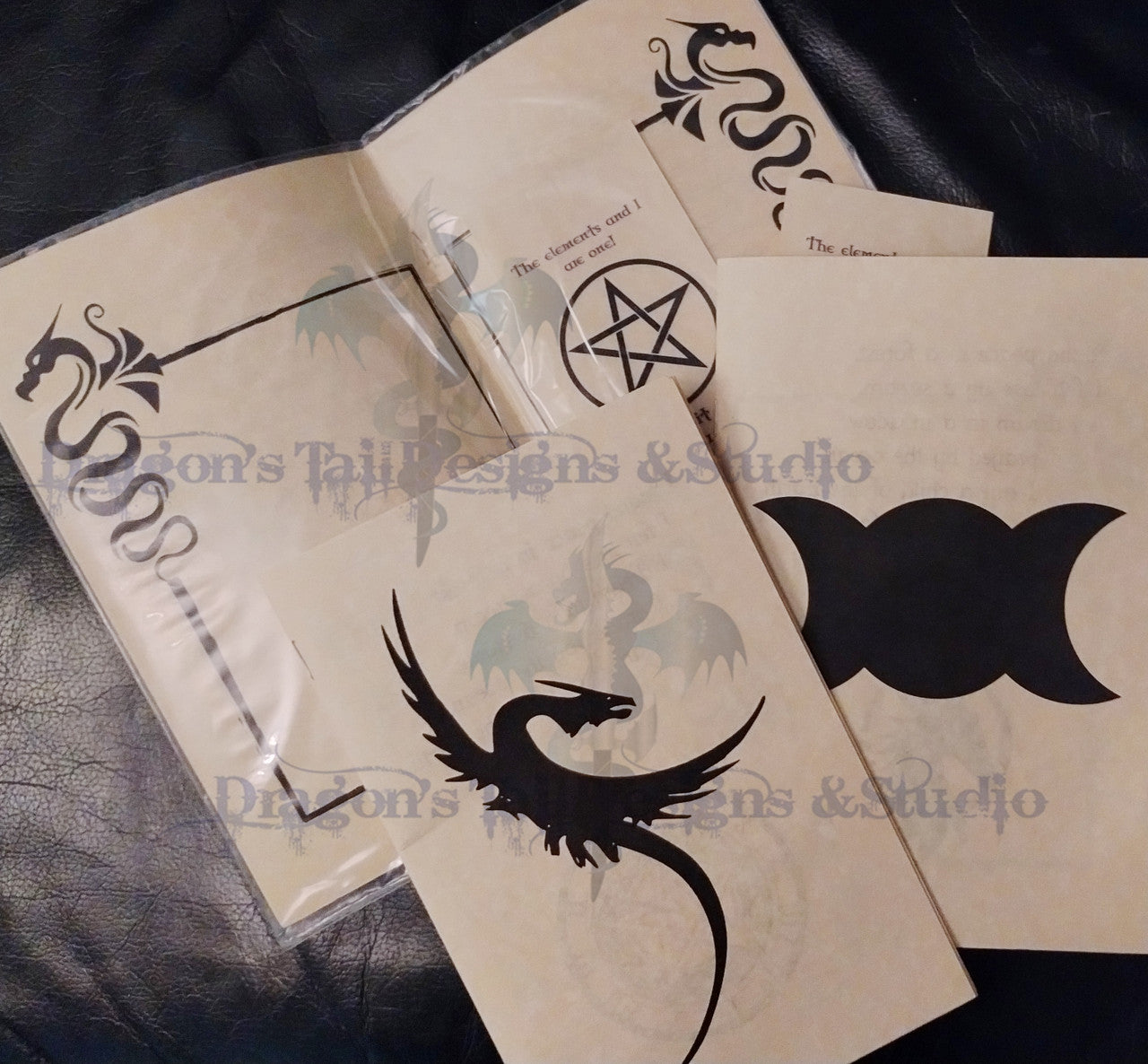 Triple Goddess Grimoire, Book of Shadows, and Ritual Spellbook