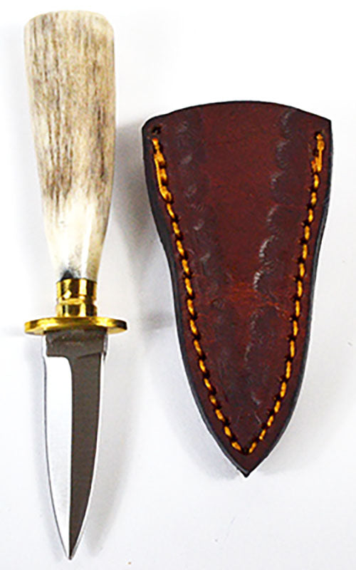 5 1/4" Hand-Forged Stag Handle Ceremonial Athame