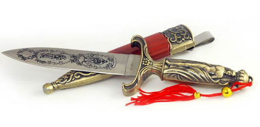 Handcrafted Ornate Greek Athame Ritual Dagger