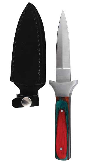 Slim Multi-Colored Wood Handled Ceremonial Athame
