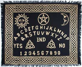 Mystical Ouija Board Design Altar Cloth, 24" x 30" Decorative Table Cover
