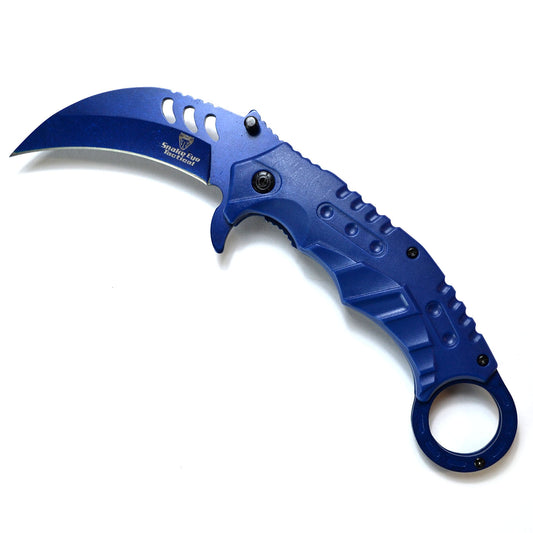 8-Inch Folding Pruning Saw with Ergonomic Blue Handle