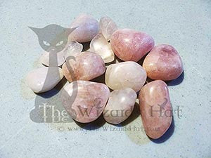 1 Piece Natural Tumbled Rose Quartz Crystal Gemstone