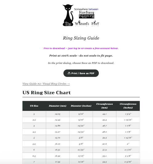 Ring Sizers