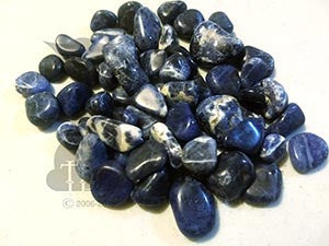 1 Natural Tumbled Sodalite Gemstone Crystal