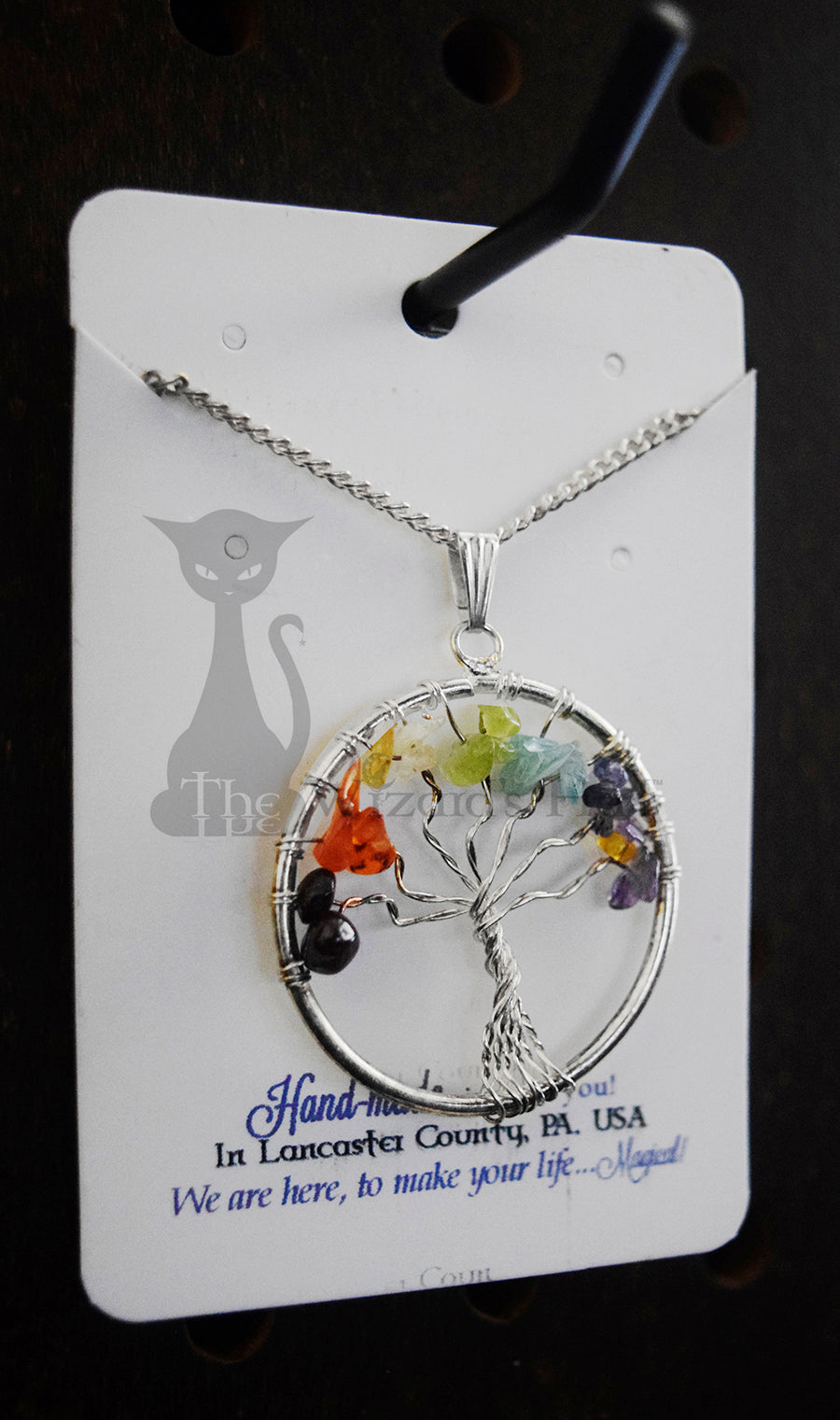 Yggdrasil Tree of Life 7 Chakra Necklace Necklace