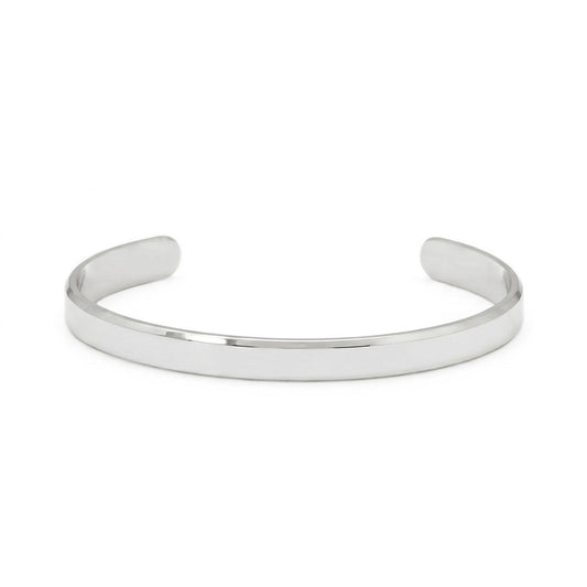 Stainless Steel Polished Cuff Unisex Bracelet