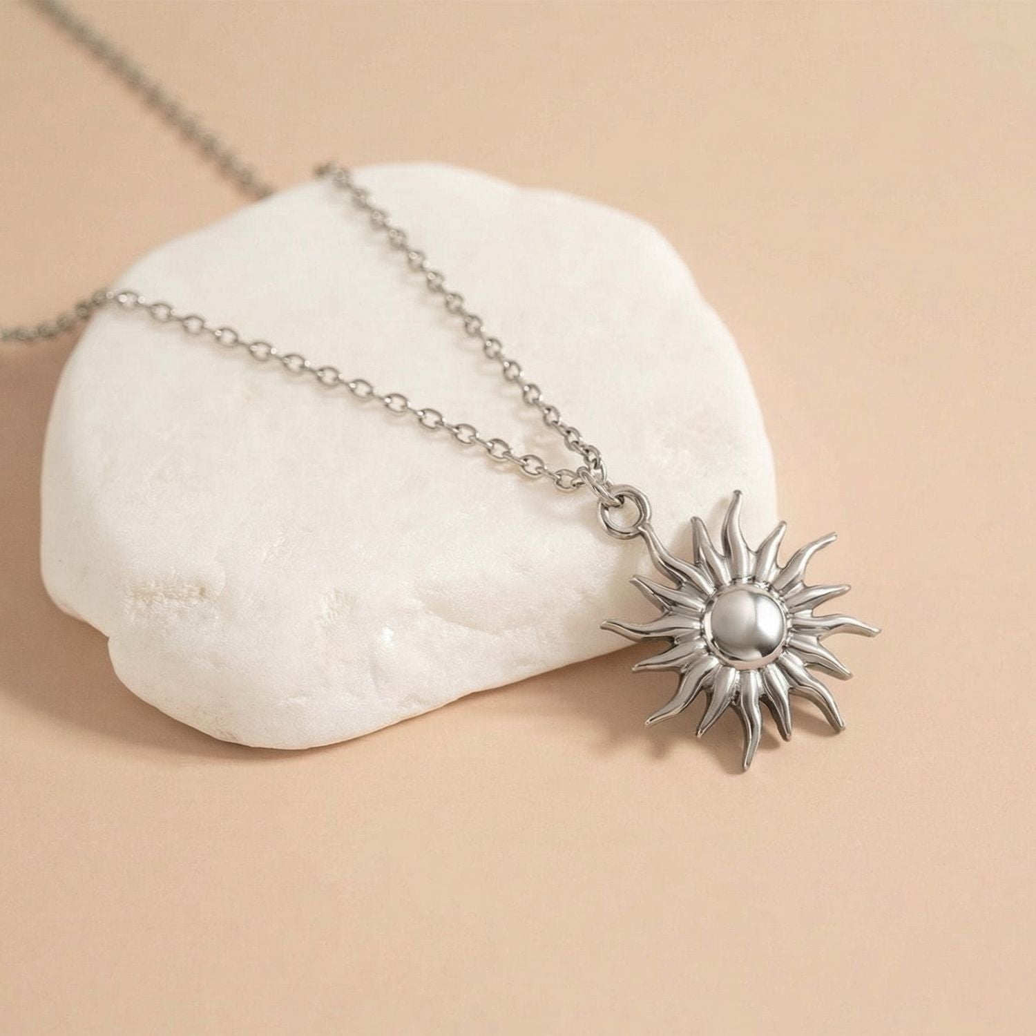 Stainless Steel Mystic Sun Charm