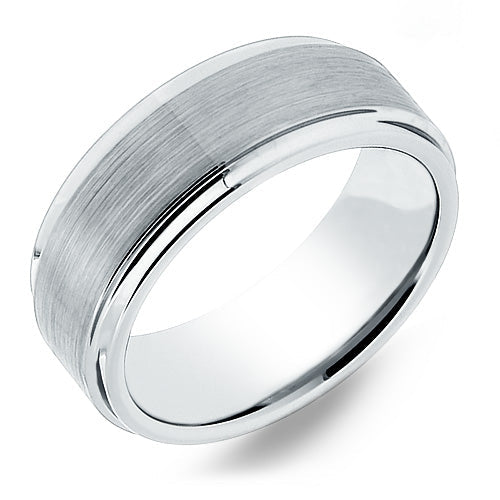 Handcrafted Cobalt Blue Men's Wedding Band - WRCB0005