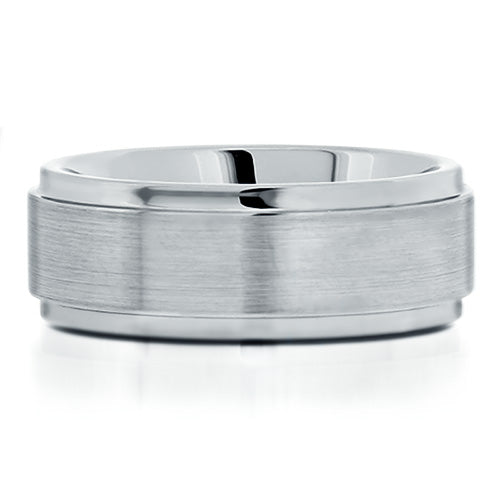 Handcrafted Cobalt Blue Men's Wedding Band - WRCB0005