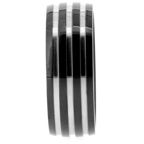 Premium Brushed Titanium Comfort Fit Wedding Band - WRT9007