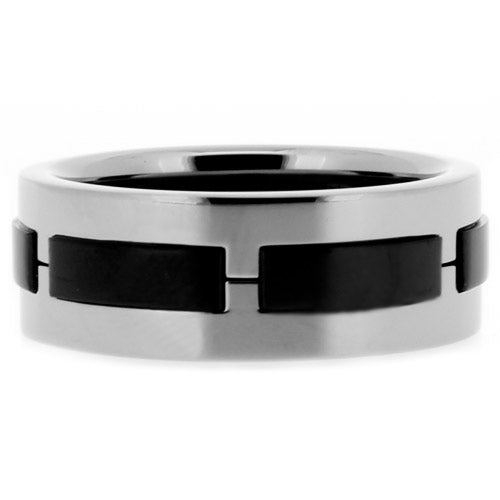 Premium Brushed Titanium Comfort Fit Wedding Band - WRT9011