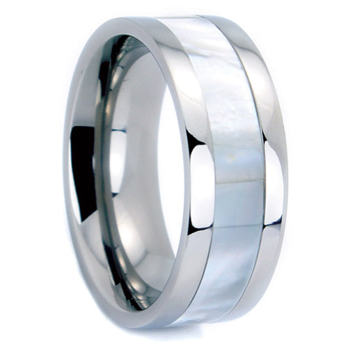 Premium Brushed Titanium Comfort Fit Wedding Band - WRT9014