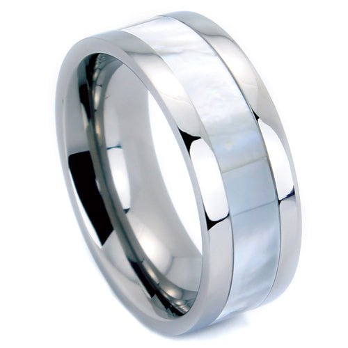 Premium Brushed Titanium Comfort Fit Wedding Band - WRT9014