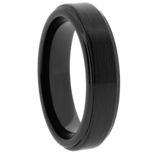 Classic Brushed Tungsten Carbide Wedding Band - WRTG0006A
