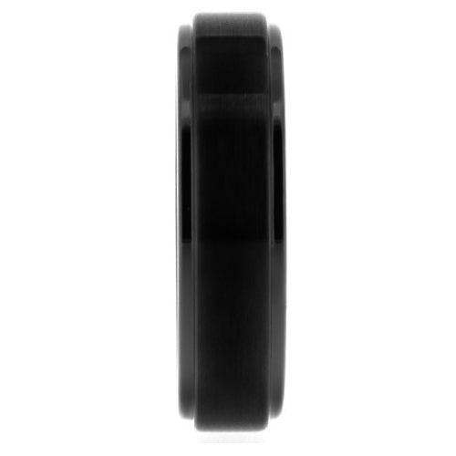 Classic Brushed Tungsten Carbide Wedding Band - WRTG0006A