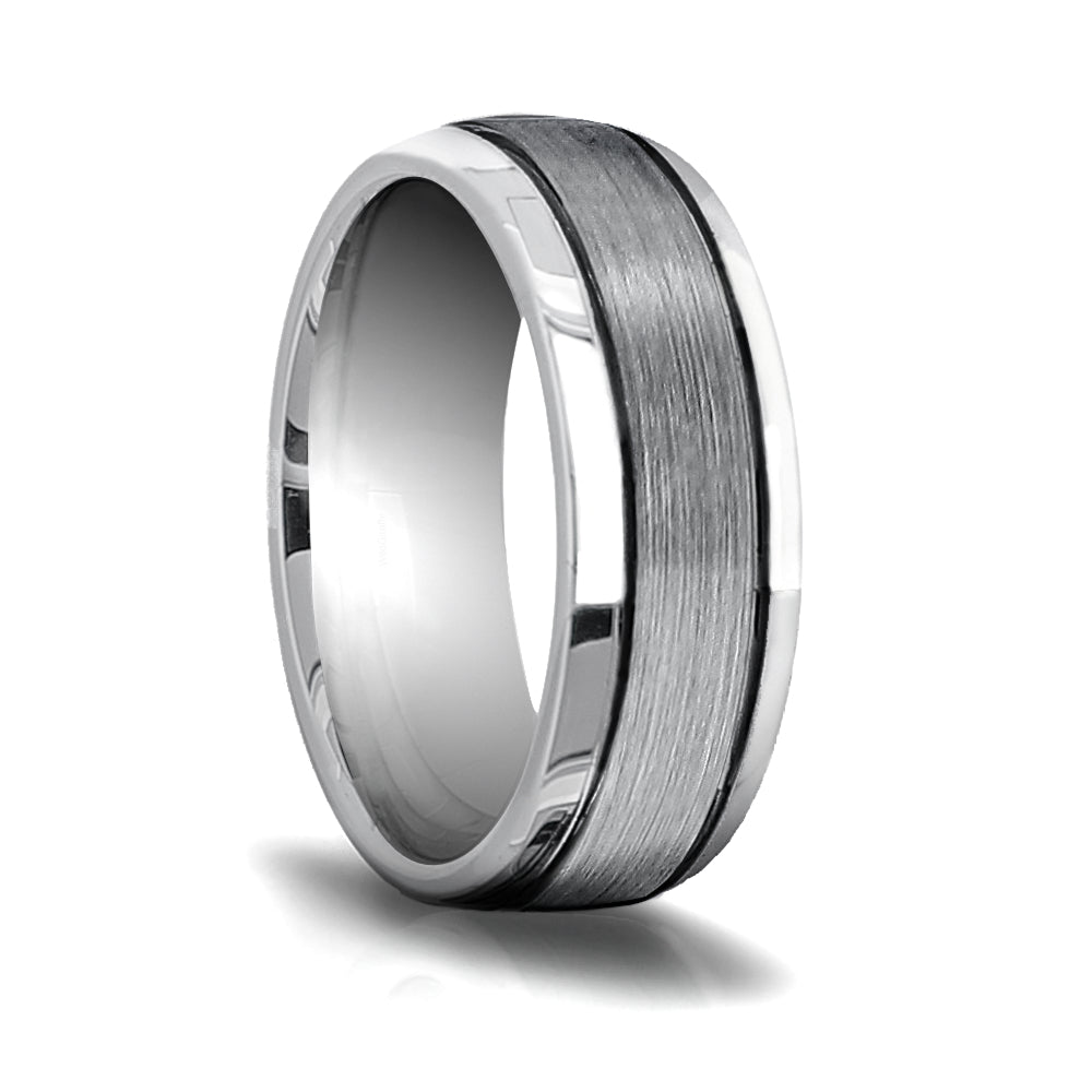 Classic Brushed Tungsten Carbide Wedding Band - WRTG0007