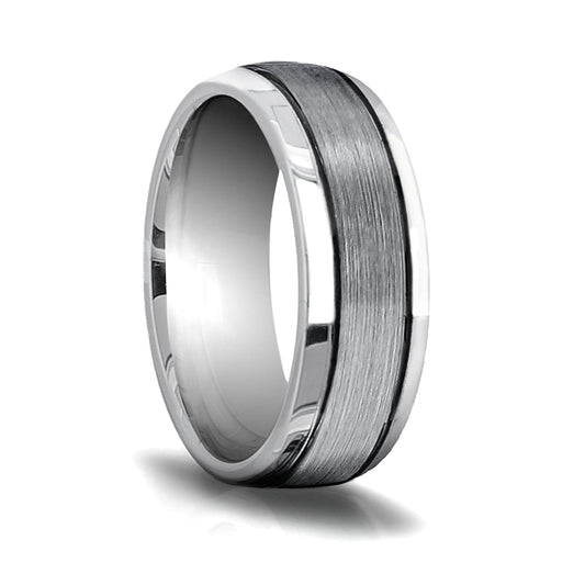 Classic Brushed Tungsten Carbide Wedding Band - WRTG0007