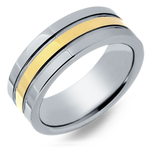 Polished Tungsten Carbide Wedding Band - WRTG0027