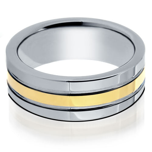 Polished Tungsten Carbide Wedding Band - WRTG0027