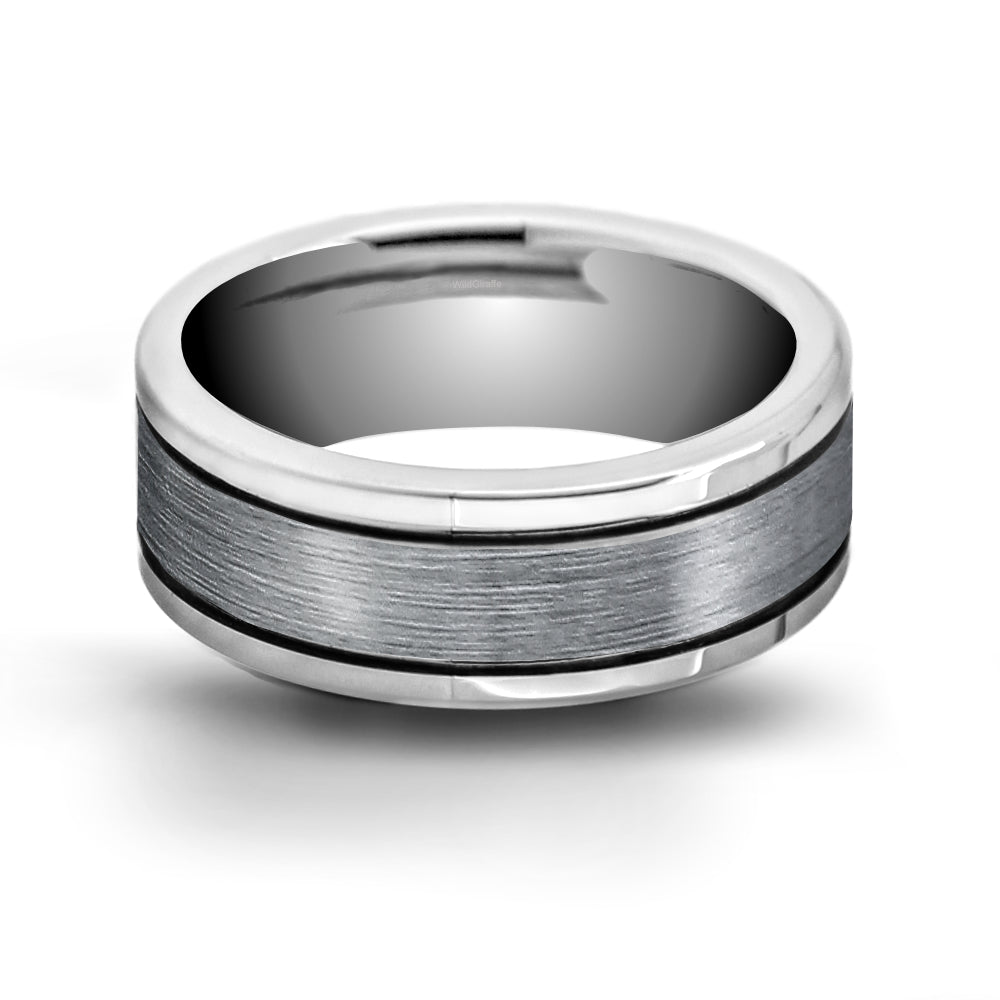 Polished Tungsten Carbide Wedding Band - WRTG0028