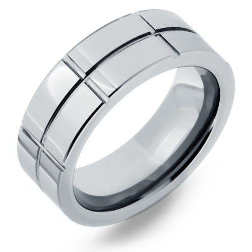 Classic Brushed Tungsten Carbide Wedding Band - WRTG0041