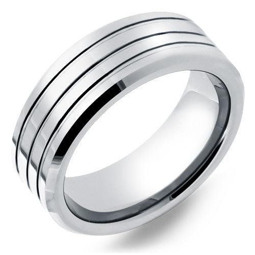 Classic Brushed Tungsten Carbide Wedding Band - WRTG0104