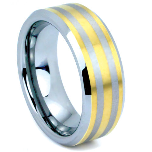 Polished Tungsten Carbide Wedding Band - WRTG0133