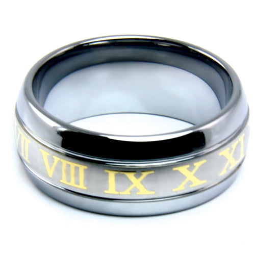 Polished Tungsten Carbide Wedding Band - WRTG0148